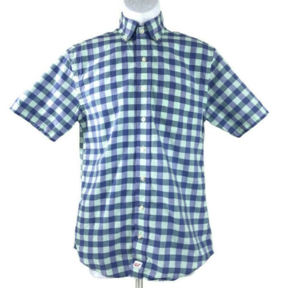 Vineyard Vines Murray Shirt Button Front Plaid XS